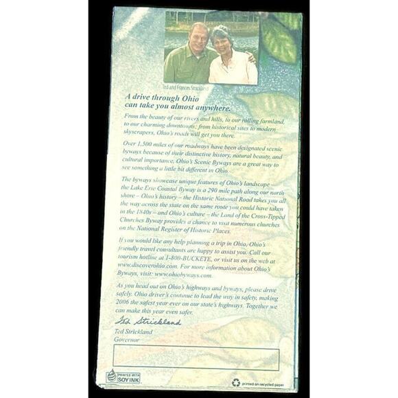 2007 Ohio State Map Official Transportation Travel Visitor Guide Vacation - Picture 3 of 4